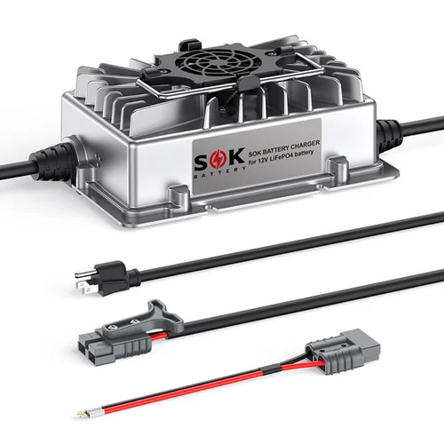 SOK SK12V20A Battery Charger for 12V LiFePO4 Batteries