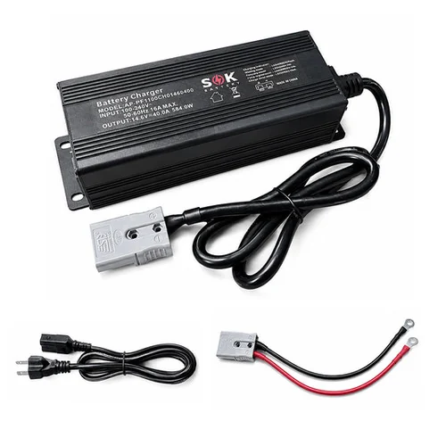 SOK SK12V40A Battery Charger for 12V LiFePO4 Batteries