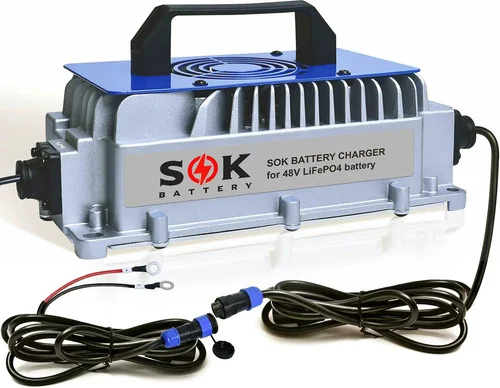 SOK SK48V18A Battery Charger for 48V LiFePO4 Batteries