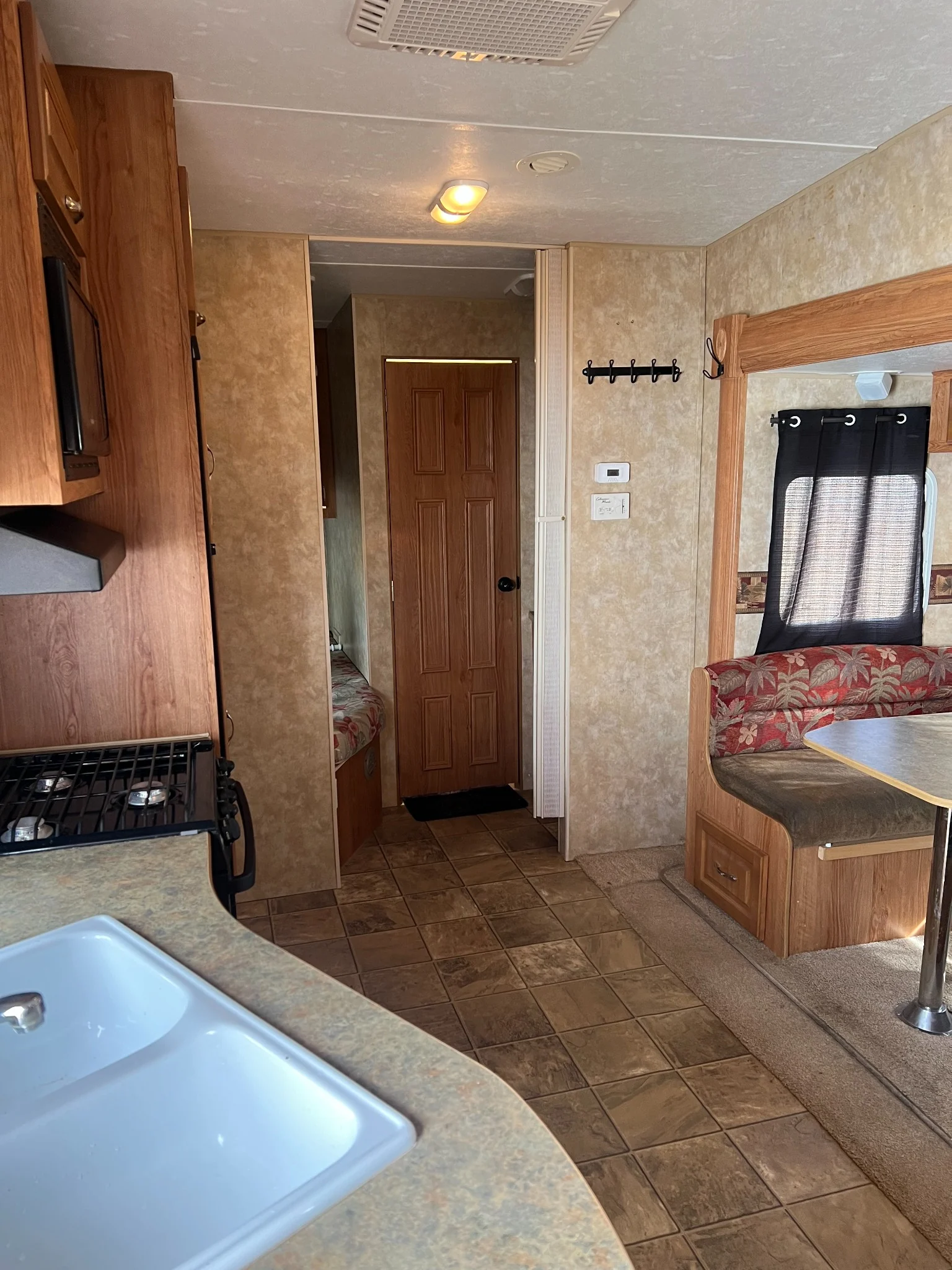 Interior kitchen of the 2007 Jayco Jay Flight